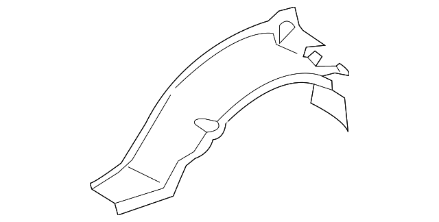 DT1Z-6127895-E Деталь OUTER WHEELHOUSE, RIGHT
