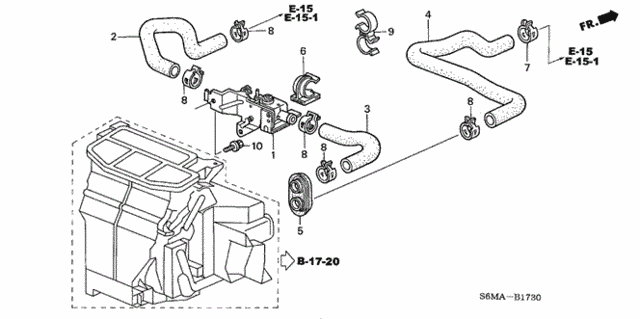 Water Valve for 2006 Acura RSX #0