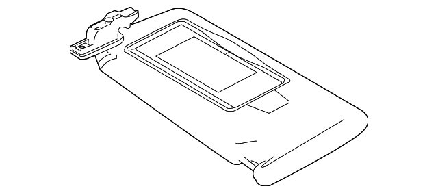 C2P16107AMN Деталь SUNVISOR, LEFT