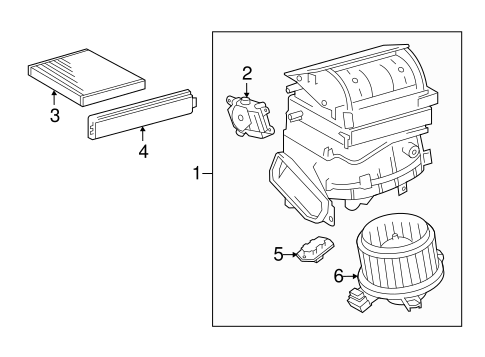 HVAC/BLOWER MOTOR & FAN for 2013 Scion tC #2