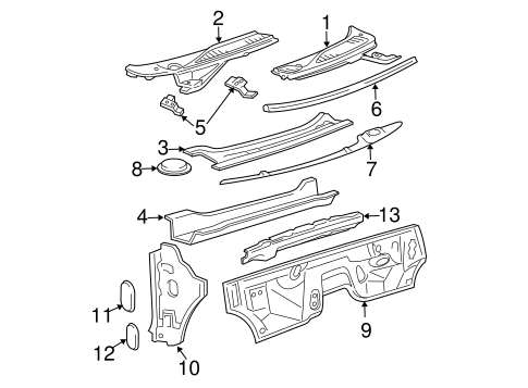 Body/Cowl for 2005 Ford Expedition #1