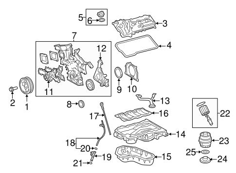 ENGINE/ENGINE PARTS for 2012 Toyota Camry #1