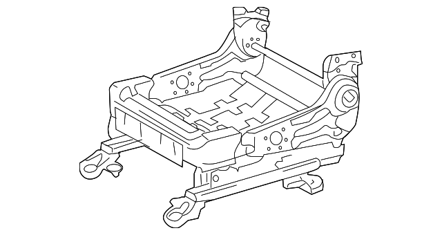 88974566 Деталь SEAT ADJUSTER, RIGHT