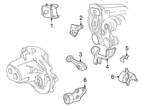 Sunfire ENGINE & TRANS MOUNTING 2