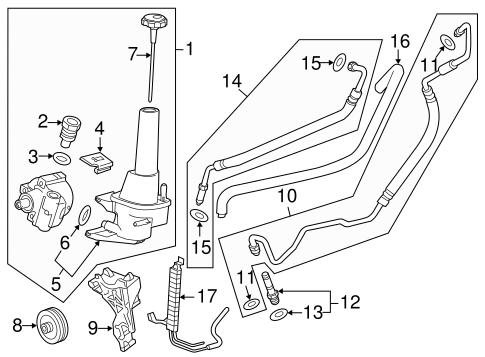 Silverado 2500 HD PUMP & HOSES