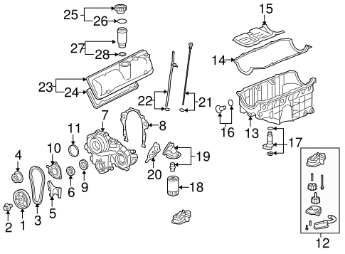 Malibu ENGINE PARTS