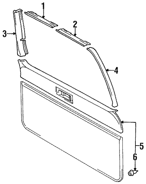 Interior Trim for 1996 Toyota Land Cruiser #0