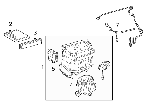 HVAC/BLOWER MOTOR & FAN for 2014 Toyota RAV4 #1