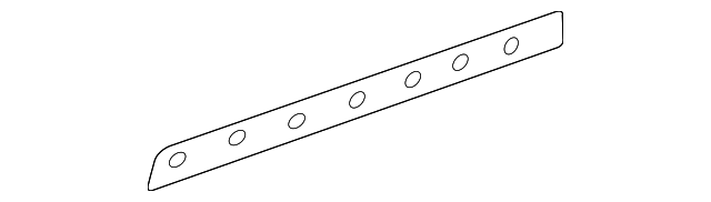 10405962 Деталь BODY SIDE MLDG UPPER RETAINER, LEFT