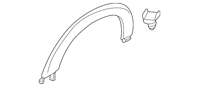 10294446 Деталь WHEEL OPNG MLDG, LEFT