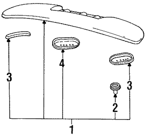 BODY/SPOILER for 1996 Toyota Previa #1