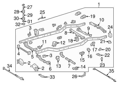 BODY/FRAME & COMPONENTS for 2014 Toyota FJ Cruiser #1