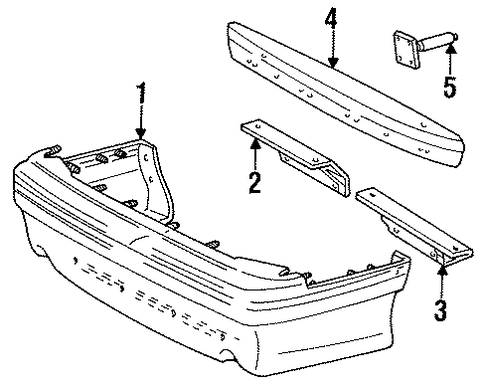 Mustang BUMPER & COMPONENTS - REAR 2