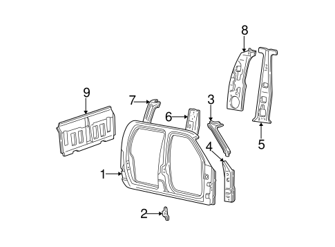 Body/Uniside for 2003 Ford F-150 #3
