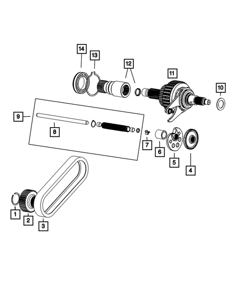 Gear Train for 2016 Jeep Grand Cherokee #0