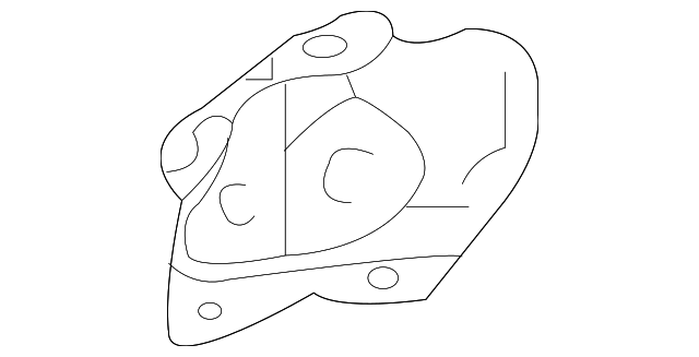 88970926 Деталь COVER PLATE, LEFT