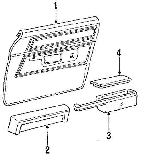 Grand Marquis INTERIOR TRIM - DOOR