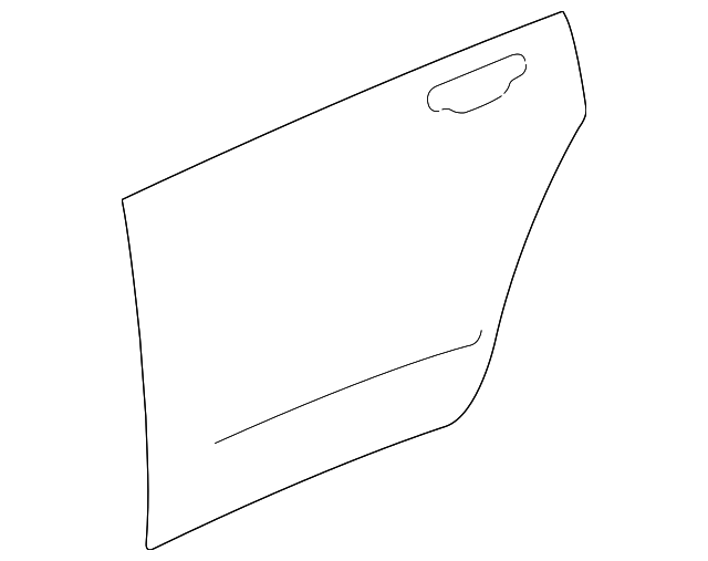 3W1Z-5424700-BA Деталь OUTER PANEL, RIGHT