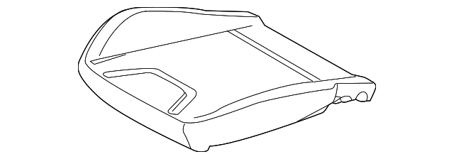 DM5Z-58632A23-C Деталь SEAT CUSHION PAD, LEFT