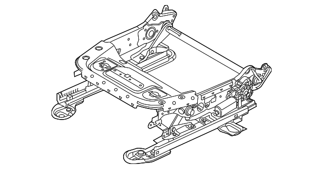 DV6Z5861705B Деталь SEAT FRAME, LEFT