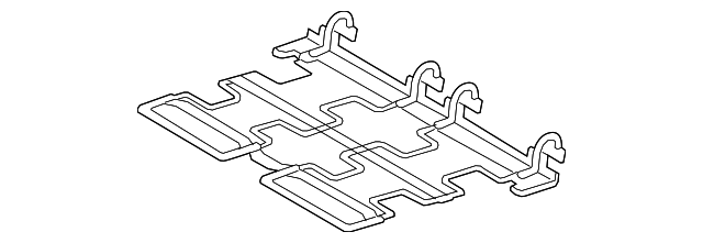 CV6Z-5862580-A Деталь REAR SUPPORT, LEFT