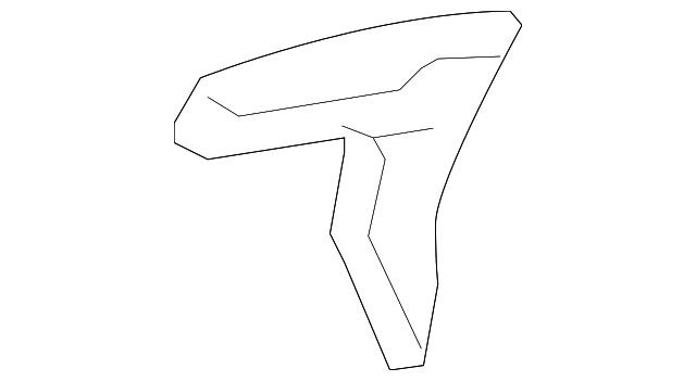 CV6Z-5461753-BA Деталь HANDLE COVER, LEFT
