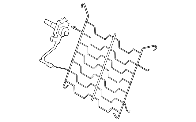 CV6Z-5862579-A Деталь LUMBAR ADJUSTER, LEFT