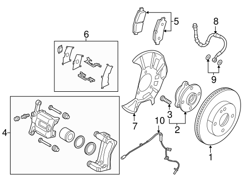 BRAKES/BRAKE COMPONENTS for 2016 Scion iA #1