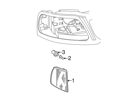 Electrical/Park Lamps for 2000 Ford F-150 #1