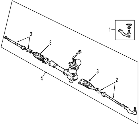 STEERING/STEERING GEAR & LINKAGE for 2009 Toyota Camry #1
