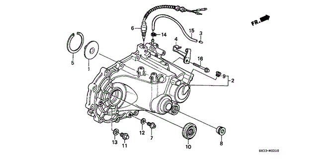 Transmission - Manual/MT Transmission Housing for 1989 Honda CIVIC HATCHBACK #1