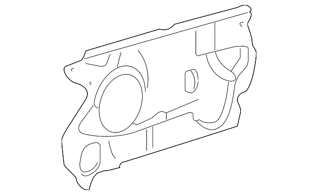 C2S25272 Деталь WATER SHIELD, RIGHT