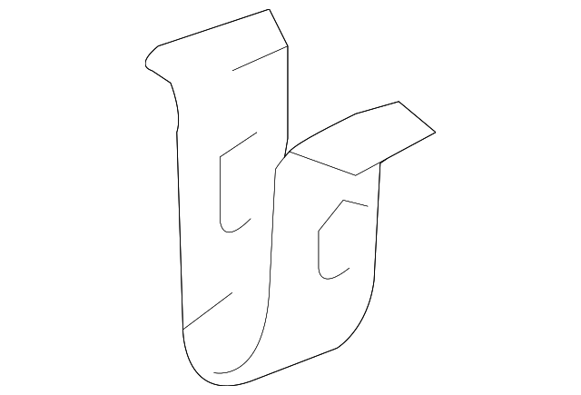 C2S45006 Деталь WINDOW TRIM RETAINER, LEFT