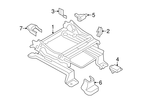 Body/Tracks & Components for 2008 Ford Edge #2