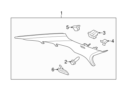 9-5 INTERIOR TRIM - QUARTER PANELS