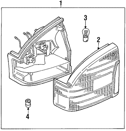 XJS BULBS - CHASSIS