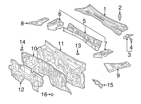 BODY/COWL for 2007 Toyota 4Runner #1
