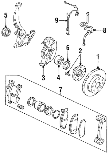 Sensor Assembly, R Front Sensor Assembly, R Front