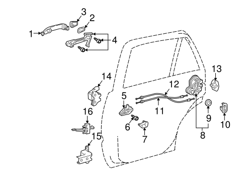 BODY/REAR DOOR for 2016 Toyota 4Runner #1