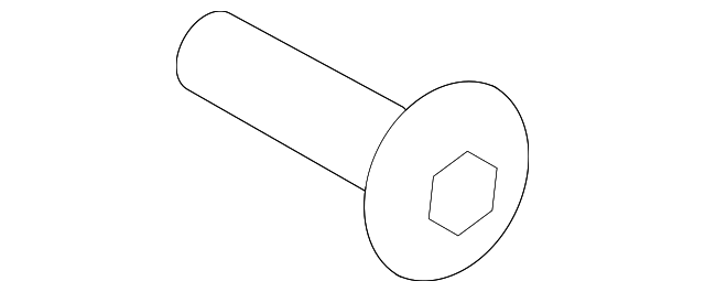 986135 Деталь LOWER BRACKET SCREW, LEFT