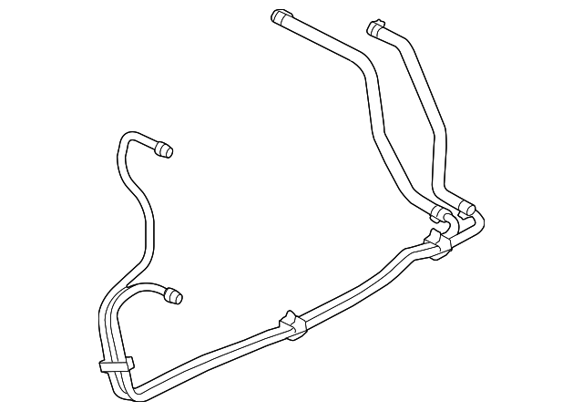 6E5Z-7R081-F Деталь OIL COOLER TUBE
