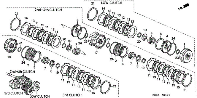 1997 Honda CIVIC SEDAN DX PLATE, CLUTCH END (2) (2.5MM) - (22552PC9000) 1997 Honda CIVIC SEDAN DX PLATE, CLUTCH END (2) (2.5MM) - (22552PC9000)