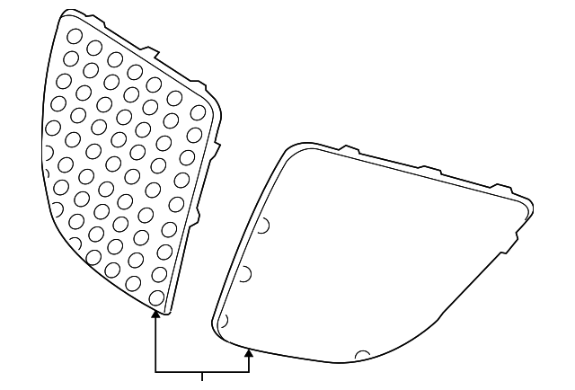 12499616 Деталь GRILLE