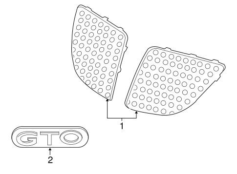 GTO GRILLE & COMPONENTS