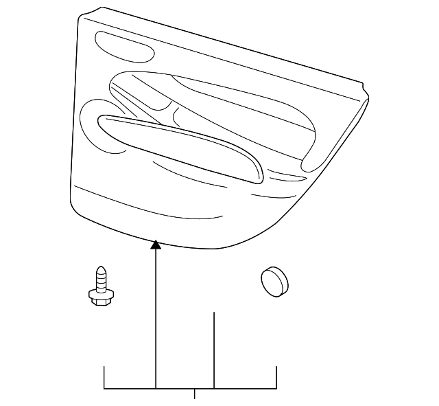 C2S13498 Деталь DOOR TRIM PANEL, LEFT