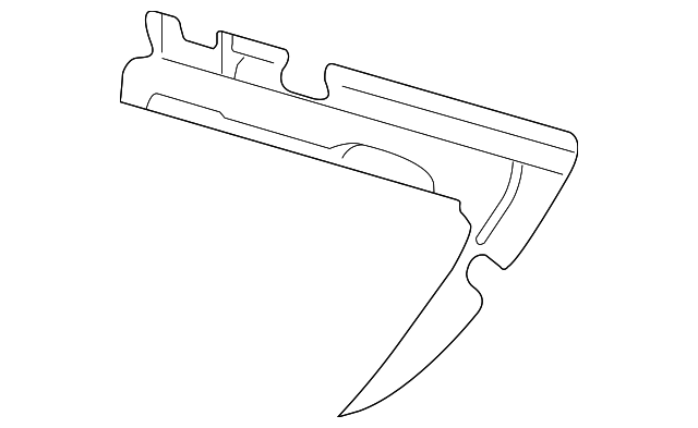 C2S25271 Деталь WATER SHIELD, LEFT