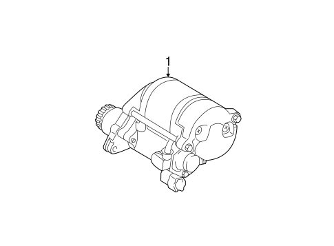 ELECTRICAL/STARTER for 1999 Toyota Sienna #1
