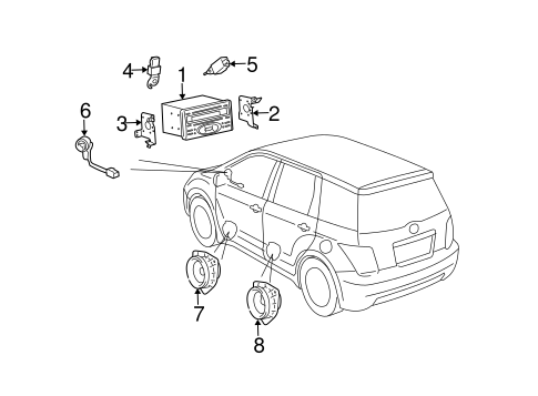 BODY/SOUND SYSTEM for 2006 Scion xA #1