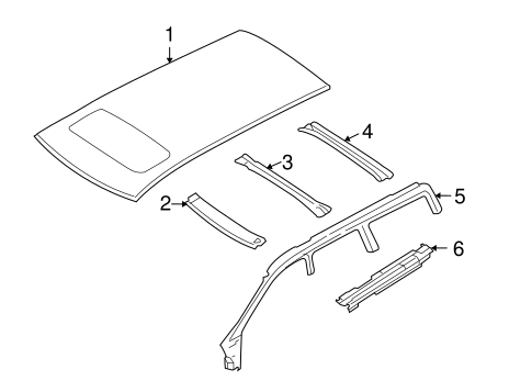V70 ROOF & COMPONENTS