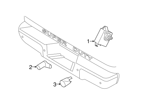 Electrical/Parking Aid for 2008 Ford F-250 Super Duty #2